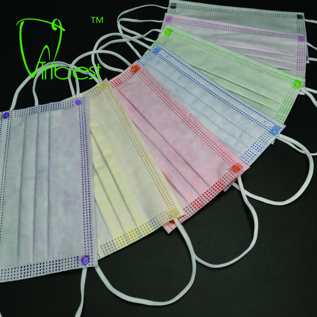 Disposable Colorful Medical Face Mask